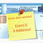 Invio dati sanitari entro il 9 febbraio